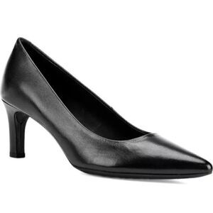 GEOX Respira Italian patent Women's Bibbiana Dress Heel Pumps, Black SZ 38/US8